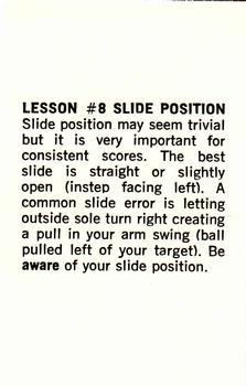 1973 PBA Bowling #NNO Lesson #8 Slide Position Back